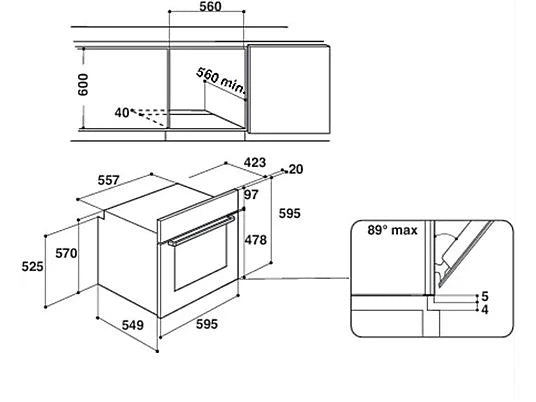 FORNO AD INCASSO HOTPOINT ARISTON